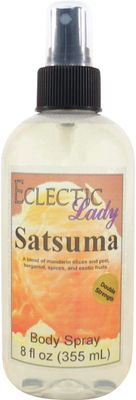 Eclectic Lady Satsuma Body Spray, Double Strength, 16 ounces, Body Mist for Women with Clean, Light &amp; Gentle Fragrance, Cologne with Soft, Subtle Aroma For Daily Use