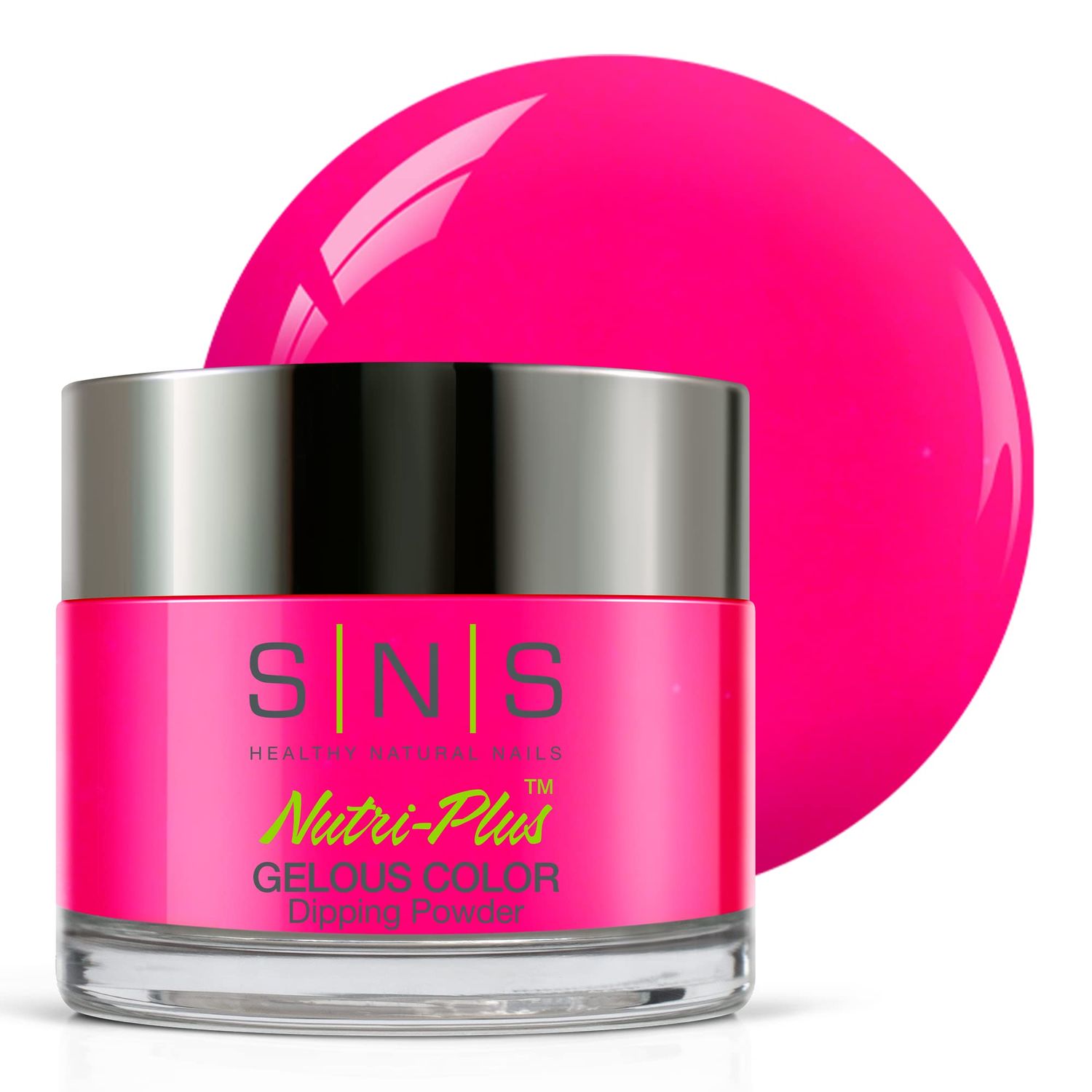 SNS Nail Dip Powder, Gelous Color Dipping Powder - Miracle Garden (Pink/Fuchsia, Cream) - Long-Lasting Dip Nail Color Dip Nail Color Lasts 14 Days - Low Odor &amp; No UV Lamp Needed - 1 Oz
