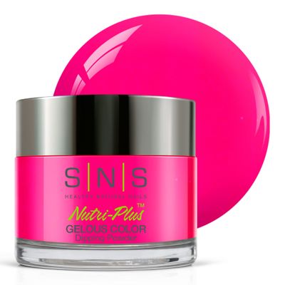 SNS Nail Dip Powder, Gelous Color Dipping Powder - Miracle Garden (Pink/Fuchsia, Cream) - Long-Lasting Dip Nail Color Dip Nail Color Lasts 14 Days - Low Odor &amp; No UV Lamp Needed - 1 Oz