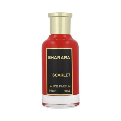 Bharara Scarlet Unisex Eau de Parfum 3.4 oz (100 ml) - Long Lasting Fresh Citrus &amp; Floral Fragrance - Luxury Everyday Perfume Gift - Men and Women