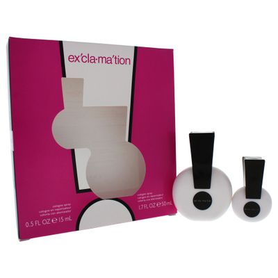 Exclamation 2pc Set - 0.5 oz Cologne Spray 1.7 oz Cologne Spray