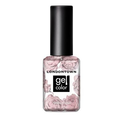 LONDONTOWN UV/LED Gel Nail Polish - Long Lasting, Chip Resistant High Shine Color - Shimmery Holographic Pink, Champagne in Bed, 12ml/.40fl oz