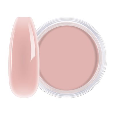 AILLSA Salmon Pink Dip Powder Nail Dipping Powder Jelly Nude Translucent DIY Manicure Salon at Home Easy to Use for Valentines Day Gift (1 Oz)