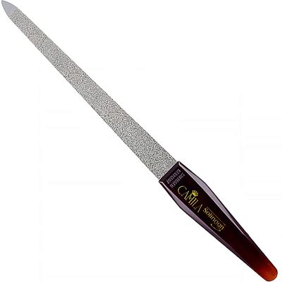 Camila Solingen CS19 Sapphire Metal Nail File for Natural Nails Fingernail and Toenail Care, 8 Double Sided Coarse and Fine for Manicure and Pedicure