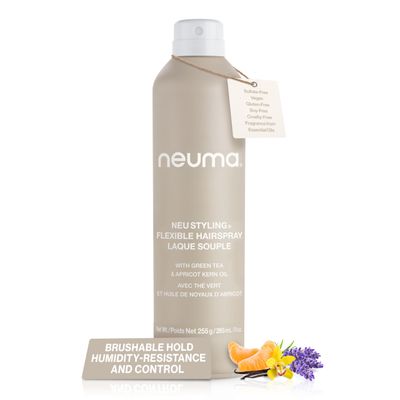 NEUMA Neu Styling Flexible Hair Spray 9 Fl. Oz. Hairspray for Women with Lavender, Mandarin &amp; Vanilla Scent, Flexible Hold Styling Hairspray