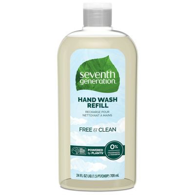 Seventh Generation Hand Wash Refill, Free &amp; Clean Unscented, 24 fl oz