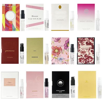 Dirstic 12 Piece Designer Fragrance Samples, Fragrance Sampler Gift Set Spray Perfume Travel Designer perfume sample Lot x12 Cologne Vials