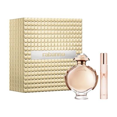 Paco Rabanne Olympea 2-Piece Gift Set For Women, (2.7 Oz Eau De Parfum Spray 0.67 Oz Miniature)