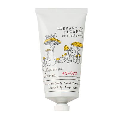 Library of Flowers Willow &amp; Water Handcreme, 2.65 oz. - Cut Greens, Flowering Lotus &amp; Watercress - Scented Hand Cream for Women, Moisturizing Hand Lotion for Dry Hands, Shea Butter &amp; Cocoa Butter