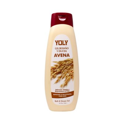 YOLY Oatmeal Body Wash - Daily Moisturizing, Refreshing &amp; Rejuvenating, 25.3 Fl Oz