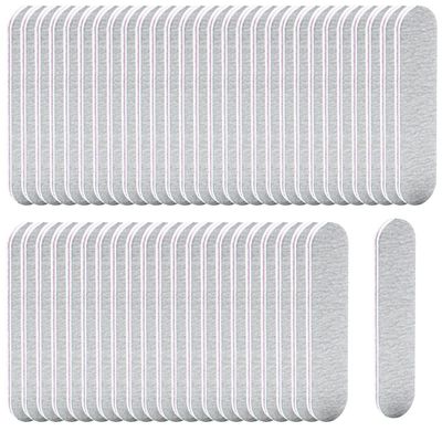 50 Packs 100/180 Grits Mini Nail Files and Buffers Double Sided Emery Boards Manicure Tool for Acrylic Nails, Nail Care