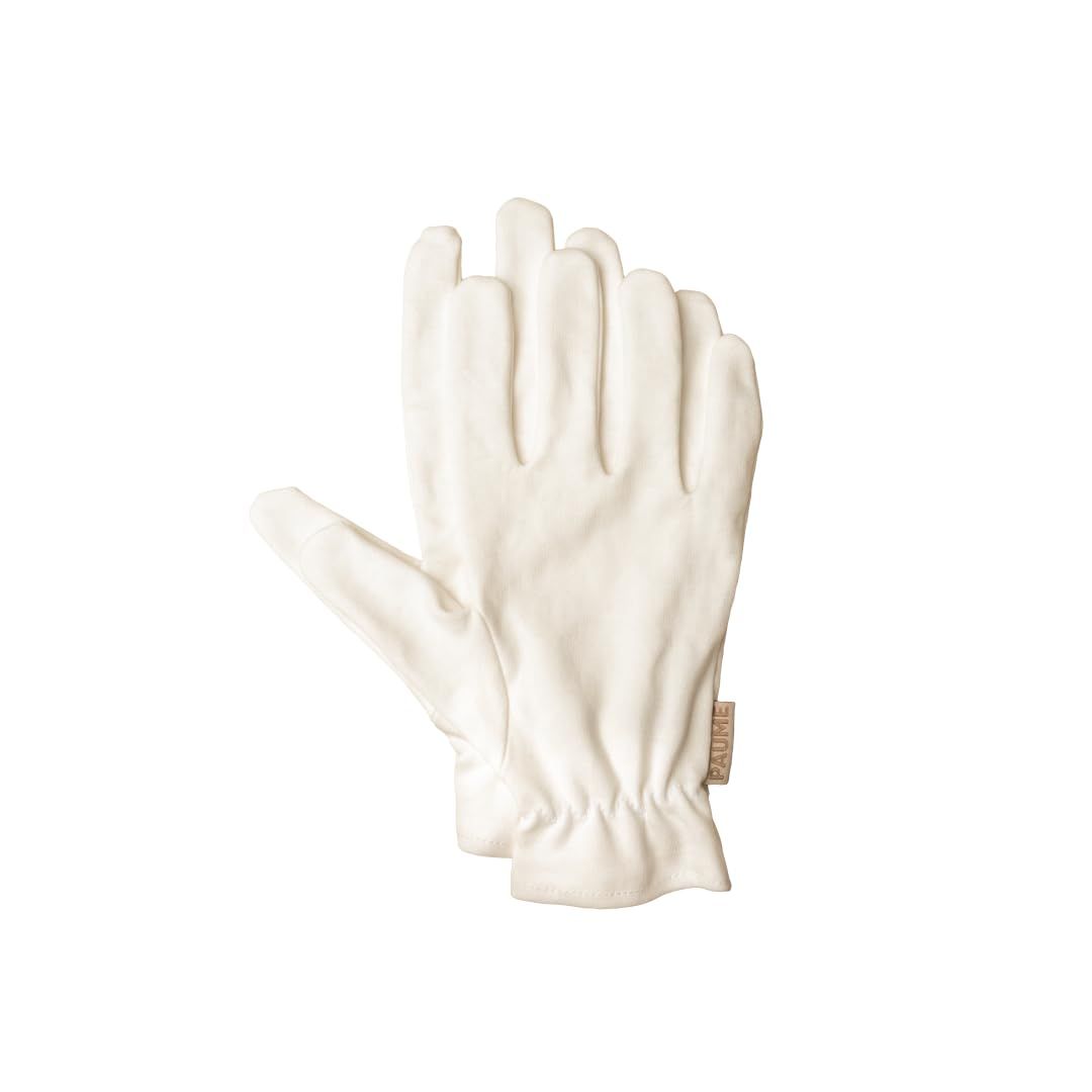 PAUME Overnight Hydration Gloves, 100 Organic Cotton, Ideal for Dry and Cracked Hands, Deliver Healing and Moisturizing Benefits, 1 Pair