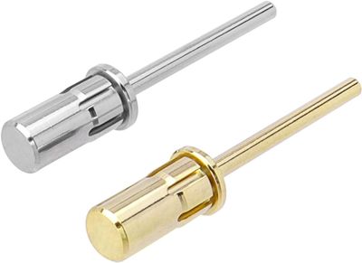 Bestgle 2Pcs Nail Art Easy-Off Mandrel Bit 3/32Inch Shanks, Fast Remove Acrylic or Hard Gelfor Manicure Tool Accessory Sanding Band Mandrel for Electric Nail File