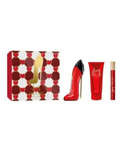 Carolina Herrera VERY GOOD GIRL 3 PCS GIFT SET : 2.7 EAU DE PARFUM SPRAY 0.34 EDP 3.4 BODY LOTION