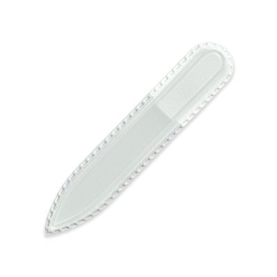 Mont Bleu Small Premium Glass Nail File - Genuine Czech Tempered Glass - Handmade in Czech Republic - Best Crystal Nail File for Natural Nails