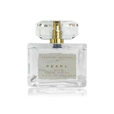 Tru Fragrance Beauty Element Edition Womens Perfume Spray - Pearl, 3.4 oz 100 ml - Calming and Relaxing Fragrance with a Blending of Peach, Rosewater, and Skin Musk