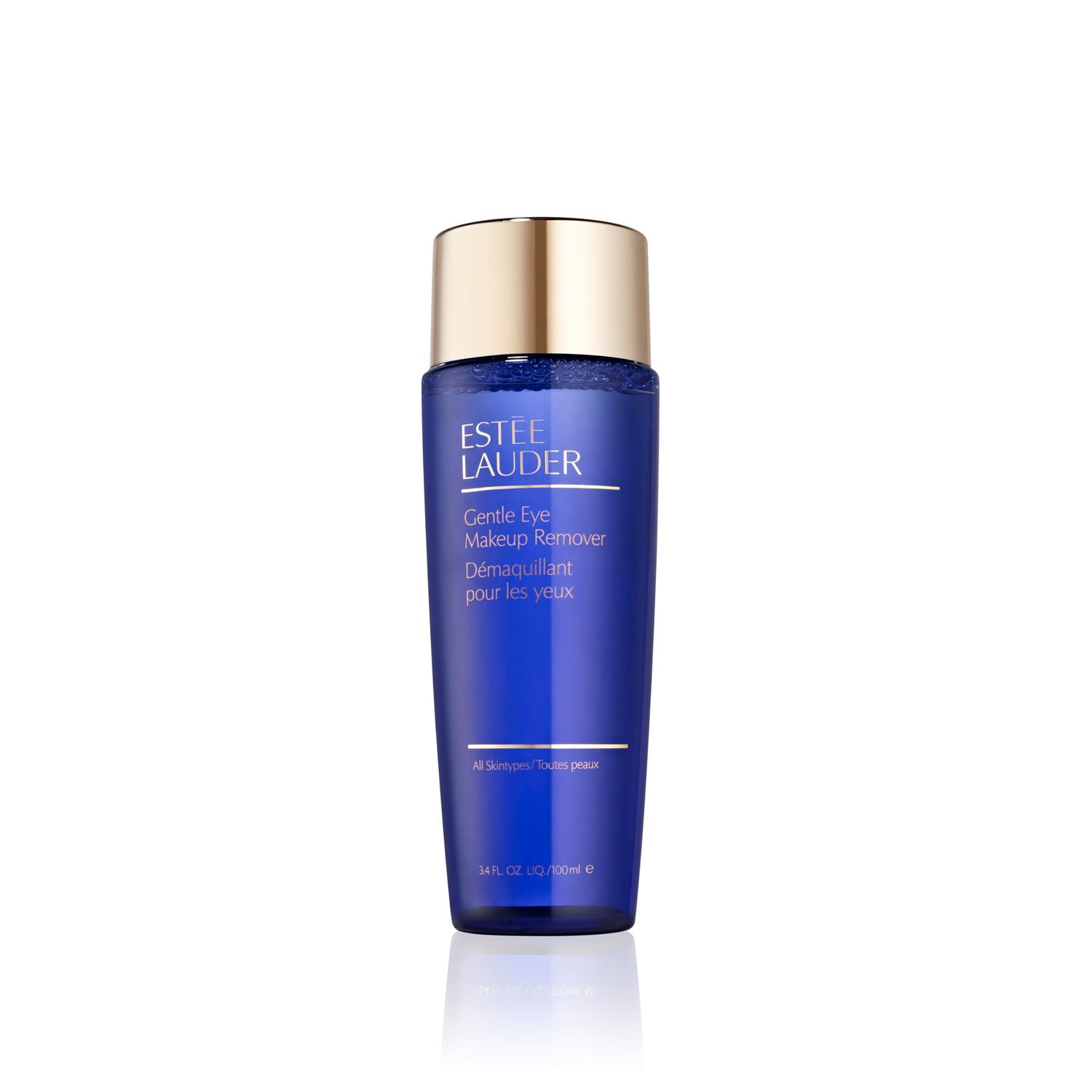 Este Lauder Gentle Liquid Eye Makeup Remover | Oil-Free &amp; Lightweight, 3.4 Fl Oz