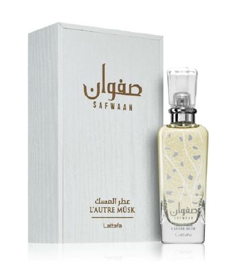 Lattafa Safwaan LAutre Musk Eau de Parfum Spray for Unisex, 3.4 Ounce