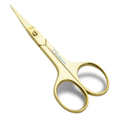 Stelone Professional Grooming Scissors Eyebrow Scissors Small Curved Stainless Steel Manicure &amp; Beauty Scissor for Women