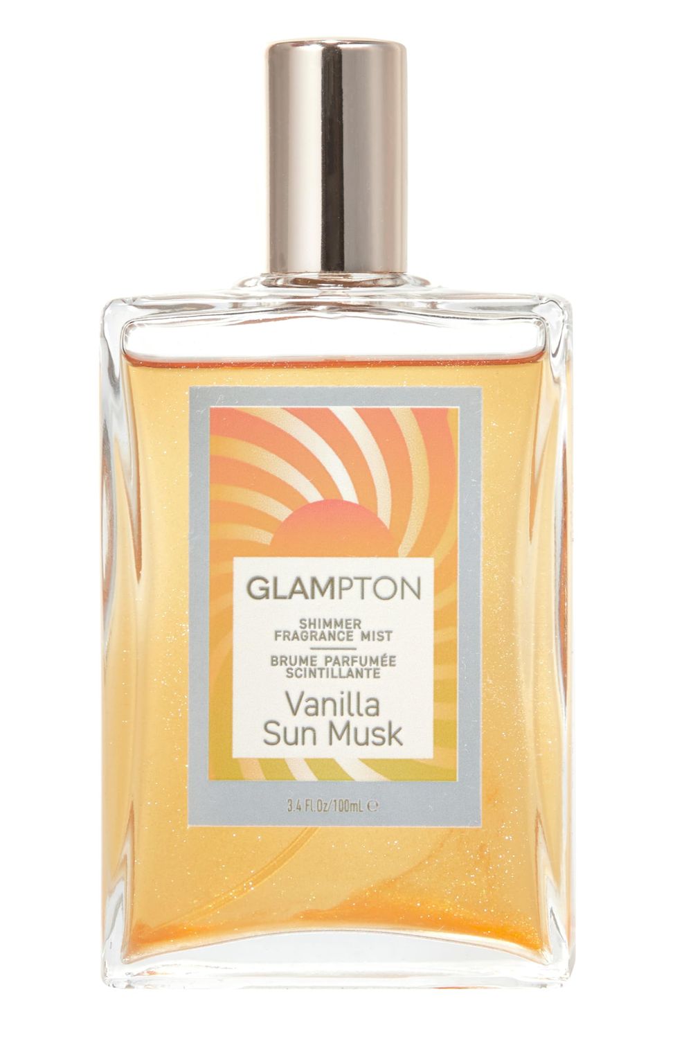 Glampton Vanilla Sun Musk Shimmer Fragrance Mist 3.4 oz
