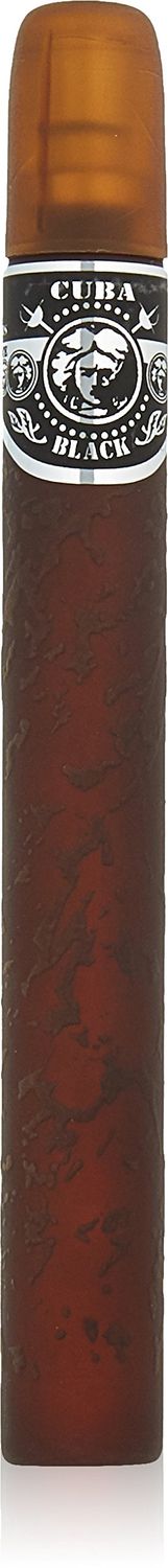 New CUBA BLACK 1.2 Oz Eau De Toilette (EDT) Spray for Men by Parfums Des Champs