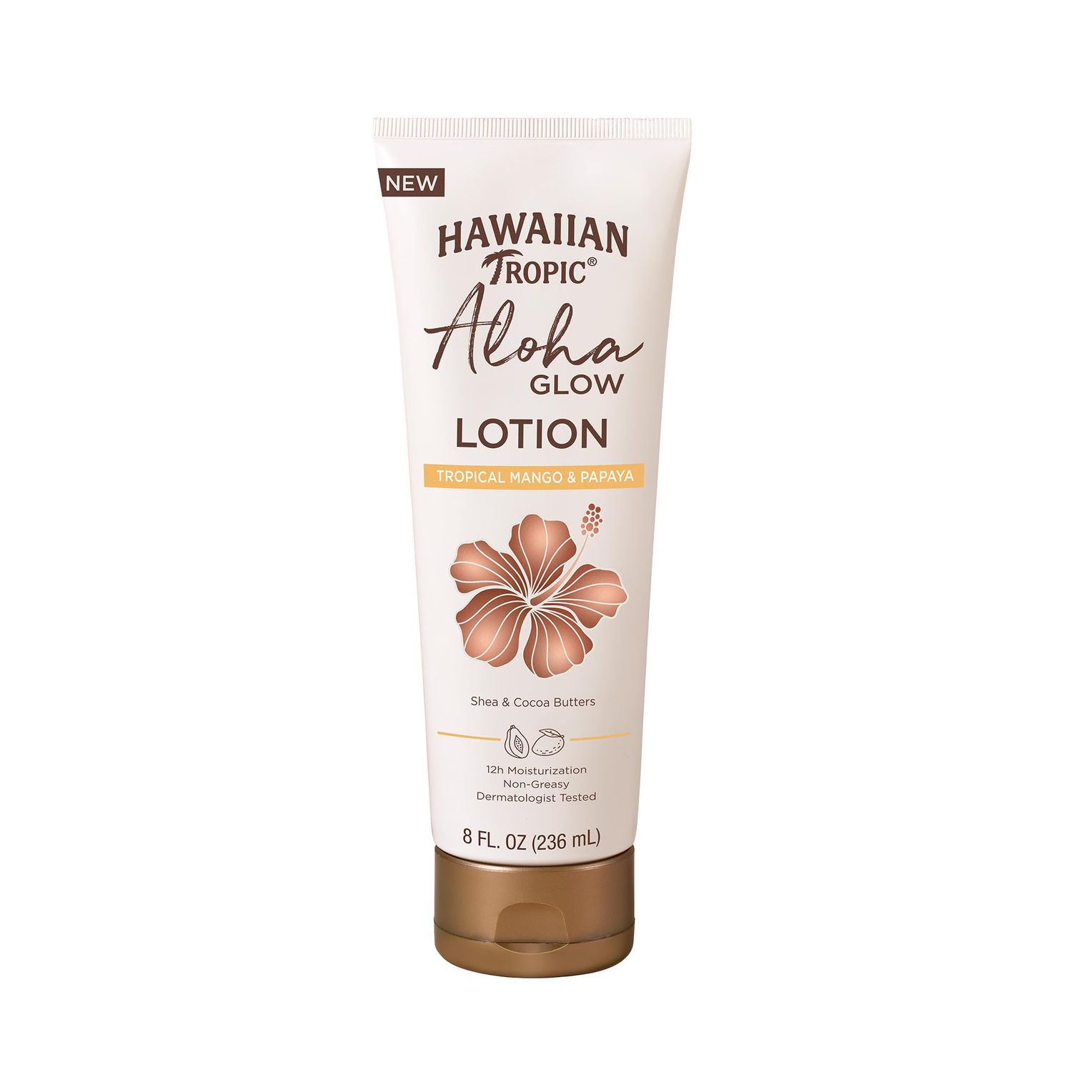Hawaiian Tropic Aloha Glow Lotion, 8oz | Tan Extender Lotion, After Sun Tan Extender, After Sun Care with Shea Butter &amp; Cocoa Butter, Hawaiian Tropic Body Moisturizer, Body Cream for Women, 8 fl oz