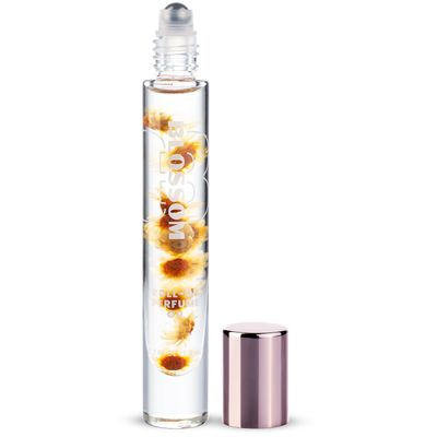 Blossom Roll on Perfume for Women Alcohol Free Gourmand Rollerball Perfume Oil with Essential Oils, Infused with Real Flowers, Made in USA, 0.20oz, (Vanilla, Caramel, Nutmeg) Almond Biscotti