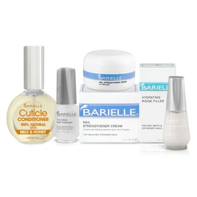 Barielle Miracle Nail Fixers Collection: 4-PC Nail Strengthening, Cuticle Care &amp; Nail Treatment Collection