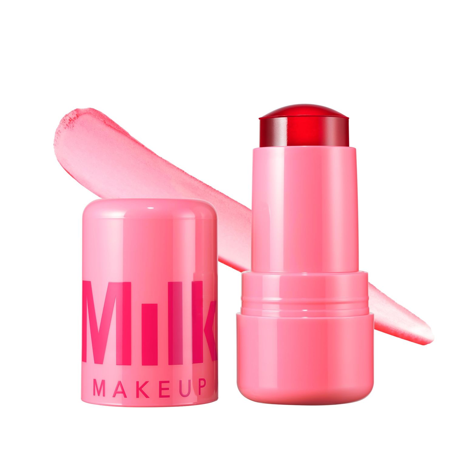 Milk Makeup Cooling Water Jelly Tint - Sheer Lip Cheek Stain with Vegan Collagen, Seawater Aloe - Hydrating, Long-Lasting, Buildable Lip Tint Blush - Chill, 0.17 oz