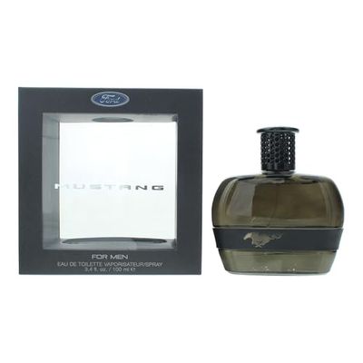 MUSTANG Ford Eau de Toilette for Men, 3.4 fl. oz., Black