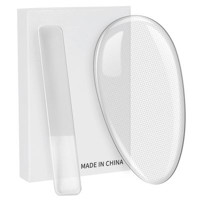 Nano Foot File Callus Remover- Glass Professional Pedicure Scrubber, Foot Hand Care Pedicure Tool with Nano Nail Files, Scrubber for Feet Dead Skin, Cracking, Hard Cracked Dry Skin Removal
