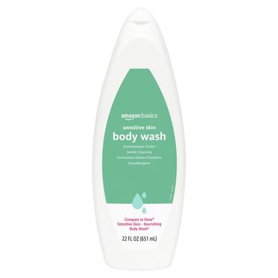 Amazon Basics Body Wash for Sensitive Skin, Hypoallergenic, 22 fl oz (Pack of 1)
