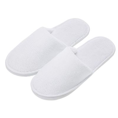 AhfuLife Spa Slippers - 5 Pairs of Disposable, Non-slip Guest Slippers for Hotel, Wedding, Travel &amp; Bedroom