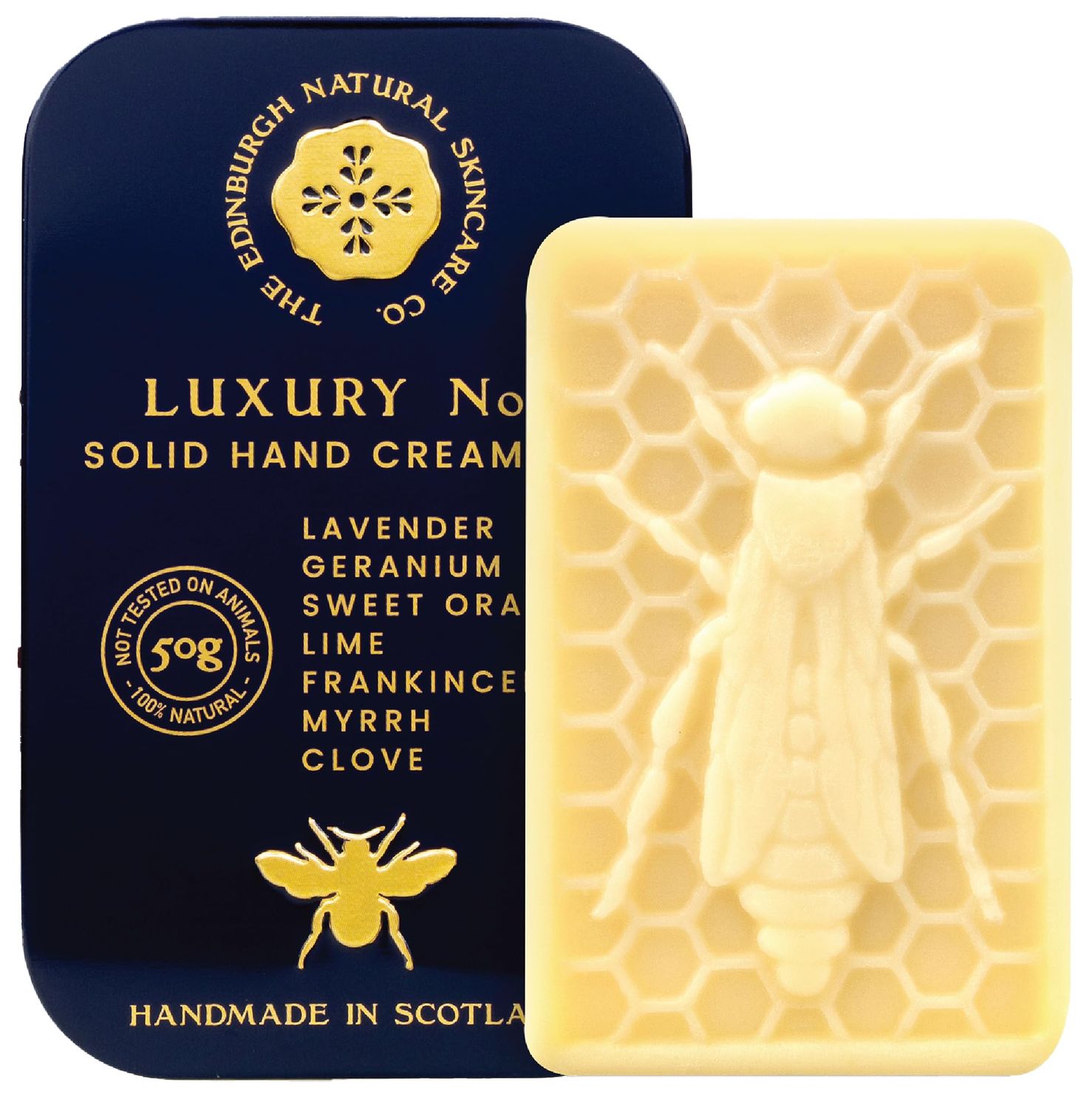 Moisturising Solid Hand Cream Bars | For Dry &amp; Sensitive Hands | Luxury No.1 Scent | Natural Hand Cream | No Sticky Residue | Luxury Gift | Cruelty Free | Edinburgh Skincare Company