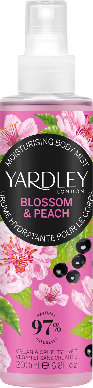 Yardley Cherry Blossom &amp; Peach By Yardley Fragrance Mist 6.7 Oz