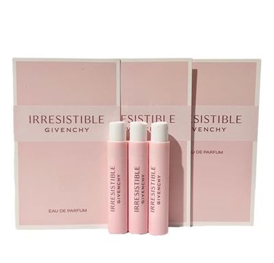 Givenchy IRRESISTIBLE Sample EDP 1 ml / 0.03 Fl Oz Perfume Sample (Pack of 3 NOTE THESE ARENT FULL BY MANUFACTURER) - 1877