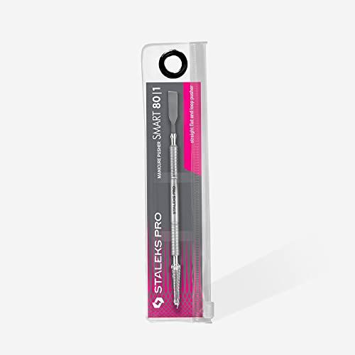 Cuticle Pusher Manicure Straight Flat Loop Pusher SMART 80/1 Staleks Pro pedicure spatula