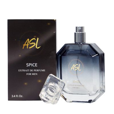 ASL Spice Eau de Parfum for Men - 100ml Long Lasting Perfume Spray - Masculine, Sweet &amp; Spicy Cologne with Wood, Citrus, and Floral Notes Fragrance - Hypoallergenic &amp; Perfect for Men.