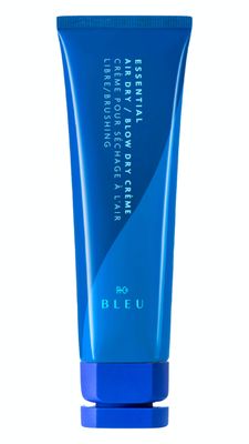 RCo BLEU Essential Air Dry Blow Dry Creme | Lightweight Heat Protectant Styling Cream for Frizz Control Hydration &amp; Shine | Nourishing Hair Smoother for All Hair Types