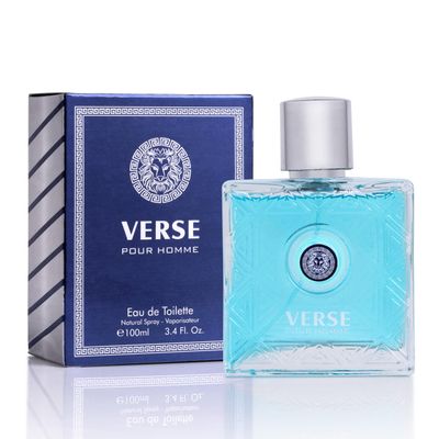 NovoGlow Verse Pour Homme Eau De Parfum Spray for Men Long Lasting Citrusy Floral &amp; Masculine Fragrance Smell Fresh All Day Long Gift for Men for All Occasions