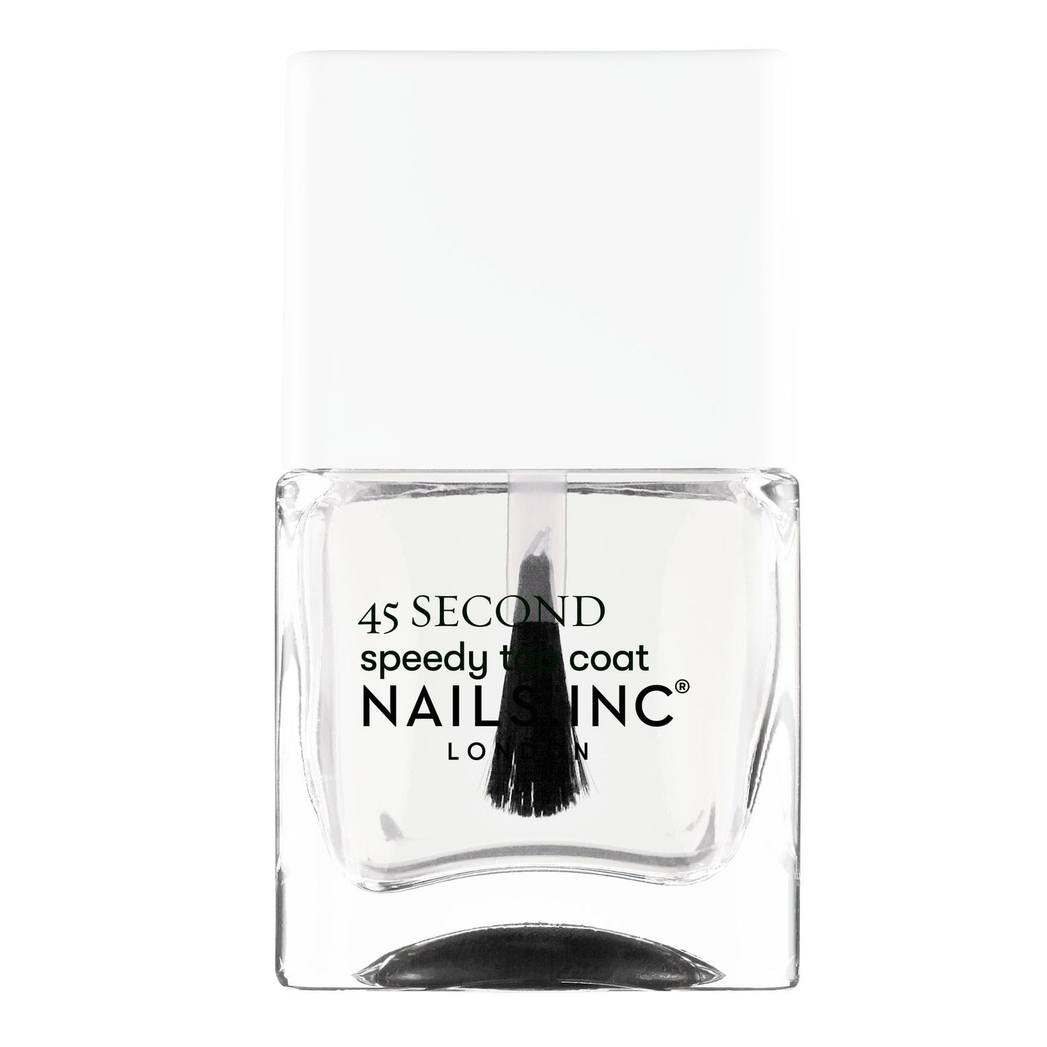 Nails.INC 45 Second Speedy Gloss Top Coat - Ultra Glossy, Long-Wearing, Chip-Resistant Nail Polish Sealer - Vegan &amp; Cruelty-Free - 0.47 fl oz