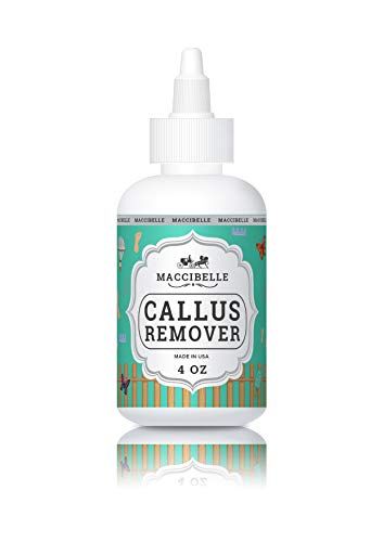 Maccibelle Callus Remover EXTRA STRENGTH For Feet, Professional Callus and Corn Eliminator Liquid Gel 4 oz (1 Bottle)