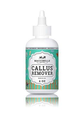 Maccibelle Callus Remover EXTRA STRENGTH For Feet, Professional Callus and Corn Eliminator Liquid Gel 4 oz (1 Bottle)