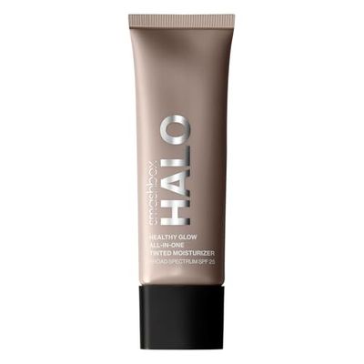Smashbox Halo Healthy Glow All-In-One Tinted Moisturizer SPF 25 | Light to Medium Coverage| Hyaluronic Acid, Oil free Anti Humidity, 1.4 Fl Oz