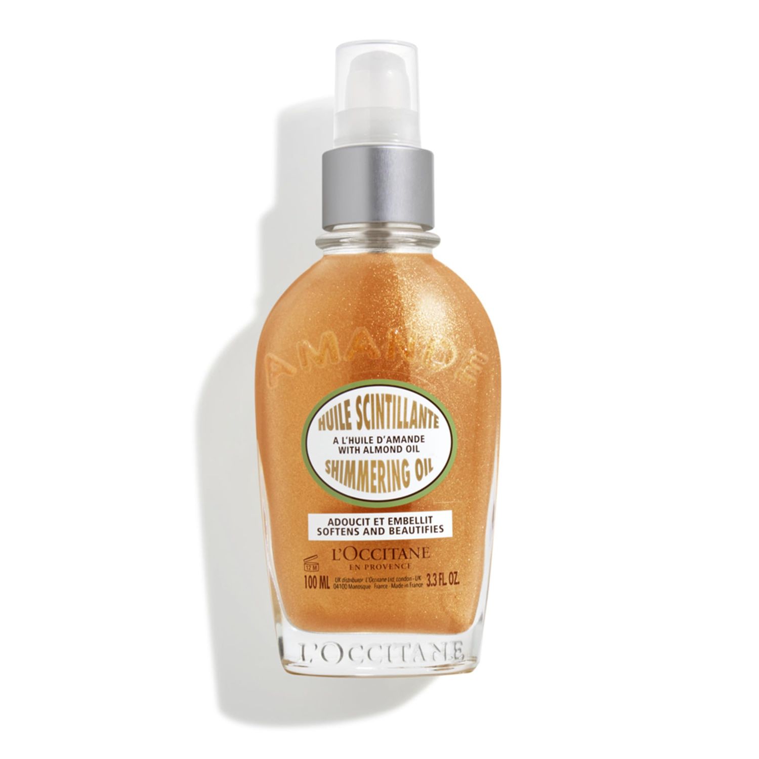 LOccitane Almond Shimmering Body Oil: Instant Golden Glow 3.3 fl oz