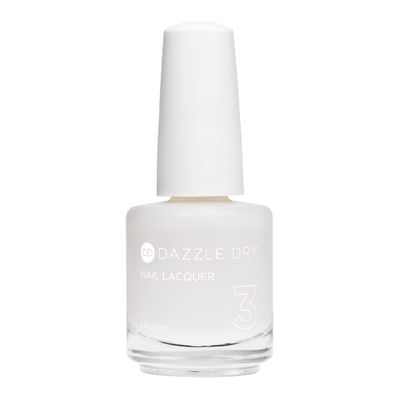 Dazzle Dry Nail Lacquer (Step 3) - Fine China - A sheer milky white. Simple and clean. (0.5 fl oz)