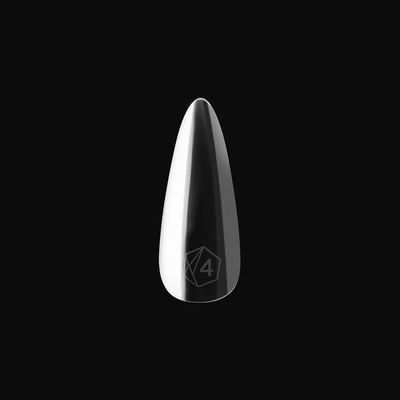 Aprs Gel-X Natural Stiletto Medium Tip Box | 500pc Gel-X Tips, 11 Sizes 00-9, Premium Quality
