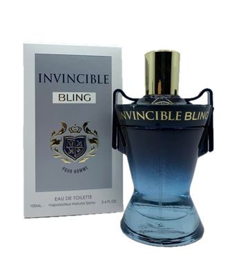 Invincible Bling Mens Cologne 3.4 Fl. Oz. Eau de Toilette Spray