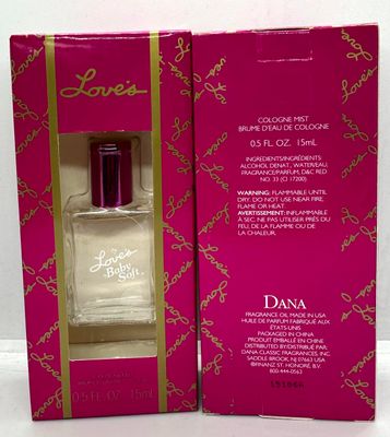 Loves Baby Soft by Dana Cologne Mist Splash .5 oz Women