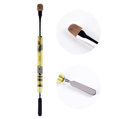 KADS Kolinsky Brush 2 Way Acrylic Professional French Manicure Clean-up Brush Nail Art Brush Stirring Rod((10)